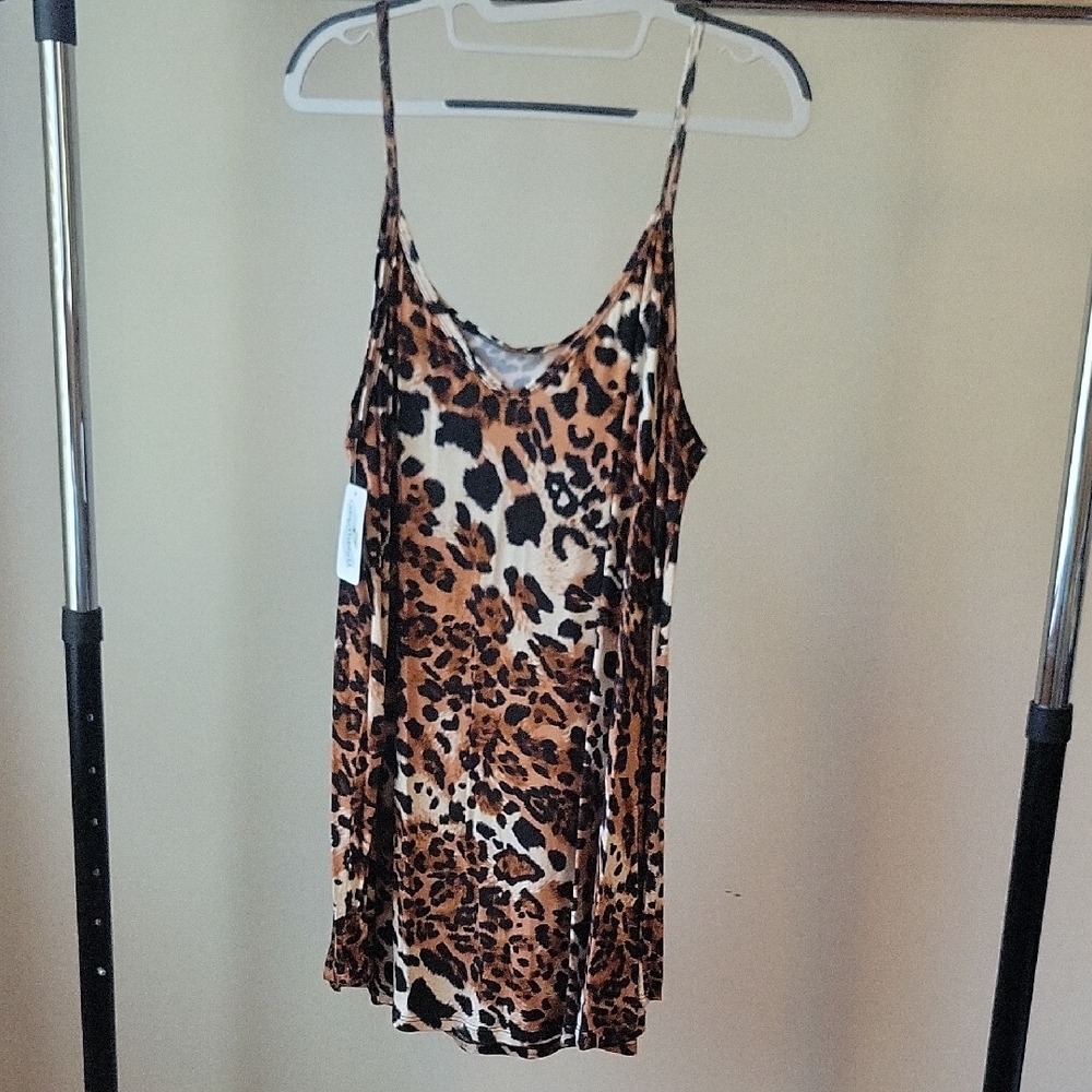 Zenana Outfitters Animal Print Camisole